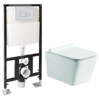 Комплект унитаза с инсталляцией SantiLine SL-5007+SL-01