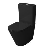 Унитаз напольный безободковый Grossman  GR-4450BMS с сиденьем микролифт