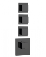 Термостат на 3-6 потребителя HighFlow Bossini Outlets Z032205.073 черный матовый