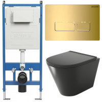 Комплект унитаза с инсталляцией Grossman Pragma 97.4477BMS.03.300 с клавишей смыва