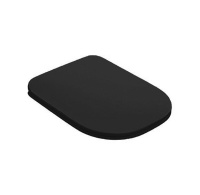 Сиденье с крышкой для унитаза Kerasan Tribeca 519131 черный матовый, микролифт