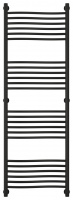 Полотенцесушитель Водяной Сунержа Флюид + (150х50) Матовый Черный 31-0222-1550