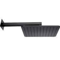 Верхний душ с кронштейном Bossini Cosmo H69598I.073 черный матовый