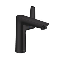 Смеситель для раковины с донным клапаном Hansgrohe Talis E 71754670 черный матовый