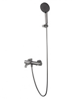 Смеситель для ванны с душем WONZON & WOGHAND STICK, темный графит WW-88639017-BGM Смеситель для ванны с душем WONZON & WOGHAND STICK, темный графит WW-88639017-BGM