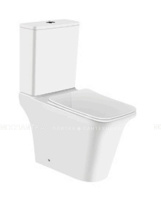 Напольный унитаз-компакт Ceruttispa Nivolet, белый, CT8457