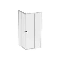 Душевой уголок AM.PM X-Joy Square Slide 90x90 W94G-403-9090-MT хром матовый