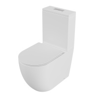 Унитаз напольный безободковый Grossman  GR-4494MSQ с сиденьем микролифт