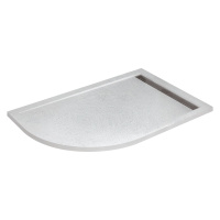 Поддон из искусственного мрамора (120х90) CEZARES TRAY-AS-RH-120/90-550-30-W-R