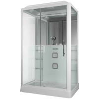 Душевая кабина (90х135) Grossman  GR128L раздвижная, белый, прозрачный
