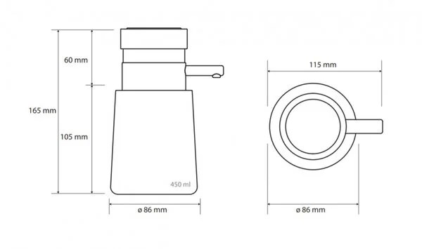 Диспенсер жидкого мыла Bemeta Hotel 107109240
