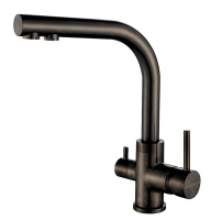 Смеситель для кухни с подключением к фильтру  Paulmark Essen Es213011-GM