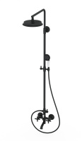 Душевая система WONZON & WOGHAND RETRO, черный матовый WW-88739020-MB