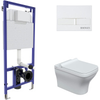 Комплект унитаза с инсталляцией Berges Wasserhaus Novum 042452