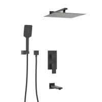 Душевая система для ванны WasserKRAFT Abens 2000 A172071, черный