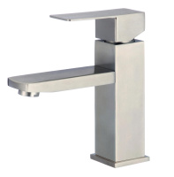 Смеситель для умывальника из нержавеющей стали Savol S-SUS1001