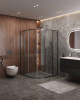 Душевой уголок (120х110) CEZARES MOLVENO MOLVENO-RH-22-120/110-C-GM-IV