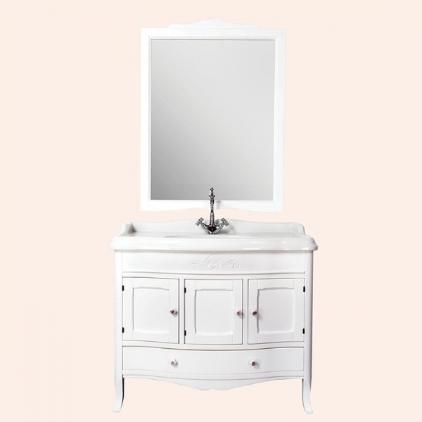 Тумба под раковину Tiffany World Veronica Ver 105/C bi puro/cr