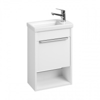 Тумба с раковиной Aquaton Хоуп 40 1A2871K0HP2B0 белый матовый