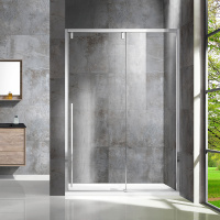 Душевая дверь Vincea Lugano VDS-1L160CL-1, (160х195)  хром, стекло прозрачное