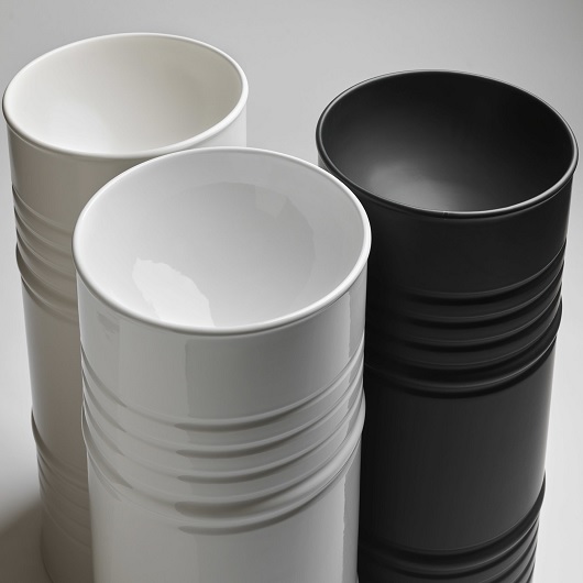 Раковина напольная Kerasan (45х45) Artwork Barrel 4742K01 белый