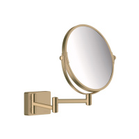 Косметическое зеркало Hansgrohe AddStoris 41791140 шлифованная бронза