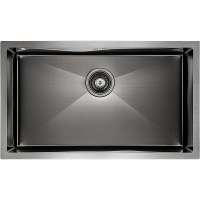 Кухонная мойка Paulmark  Valde PM217444-GM вороненая сталь