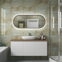 Зеркало с подсветкой Art&Max Bari AM-Bar-500-1200-DS-F