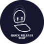 GROHE Quick release seat