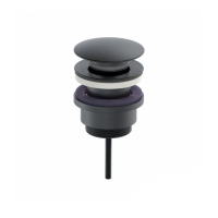 Донный клапан Click-Clack Oliveeka OL-SS07-BGM, оружейный металл