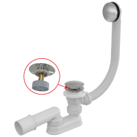 Слив-перелив для ванны AlcaPlast A504CKM