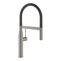 Смеситель для кухни с гибким изливом Grohe Essence New 30294 AL0 (30294AL0) темный графит матовый