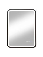 Зеркало с подсветкой и часами Art&Max GENOVA AM-Gen-600-800-DS-F-H-T