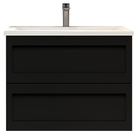 База под раковину Art&max AM-Platino-900-2C-SO-NM Черный