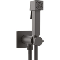 Гигиенический душ со смесителем Bossini Cube Brass E38003B.073 черный