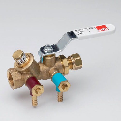 Oras 411022 Регулирующий клапан насоса, Dn 20, ∅Cu 22, G 3/4.