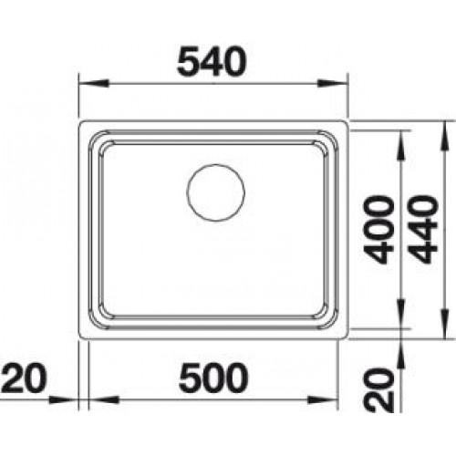 Кухонная мойка Blanco Etagon 500-U  521841