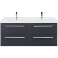 Тумба под раковину Cezares ECO-1200-4C-SO-2-GR-P Grafito без ручек