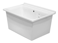 Хозяйственная раковина (60х60) Kerasan Aquadom 029201N*0 без отверстия, белый