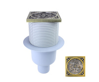 Душевой трап с дизайн-решеткой Дракон 21986-57