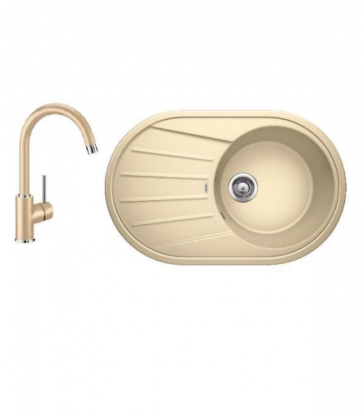 Комплект Blanco TAMOS 45 S (шампань) + MIDA (шампань) 521394M2