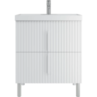 Тумба под раковину Санта Юпитер 700363 белый глянец,  без раковины