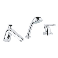 Смеситель однорычажный для ванны на 3 отверстия Grohe Tenso 19153 000 (19153000) Смеситель однорычажный для ванны на 3 отверстия Grohe Tenso 19153 000 (19153000)