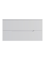 Тумба без раковины подвесная 100 столешница МДФ Orange Line Li-100TuwMDF матовый белый