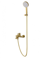 Смеситель для ванны с душем WONZON & WOGHAND TOR, брашированное золото WW-88037073-BG Смеситель для ванны с душем WONZON & WOGHAND TOR, брашированное золото WW-88037073-BG