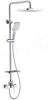 Душевая система Lemark Evitta с регулируемой высотой штанги (LM0560C)