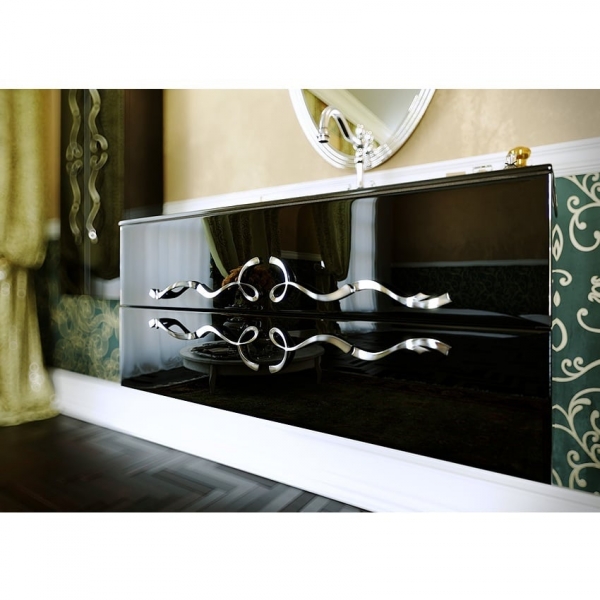 Тумба под раковину Aqwella (100 см) Due.01.10/BLK/CR