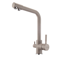 Смеситель для кухни Aquaton Руан 1AX004FCXX250 серый шелк