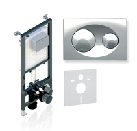 Инсталляция Koller Pool Alcora ST 1200 с клавишей GRACE Chrome Alcora ST 1200+ GRACE Chrome