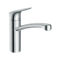 Смеситель для кухни однорычажный CoolStart Eco Hansgrohe Logis 71839000 хром